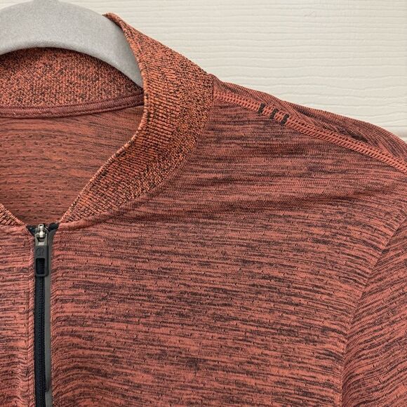 Lululemon Men’s Metal Vent Surge Short Sleeve Shirt Size Small Half Zip Biking - Picture 3 of 7
